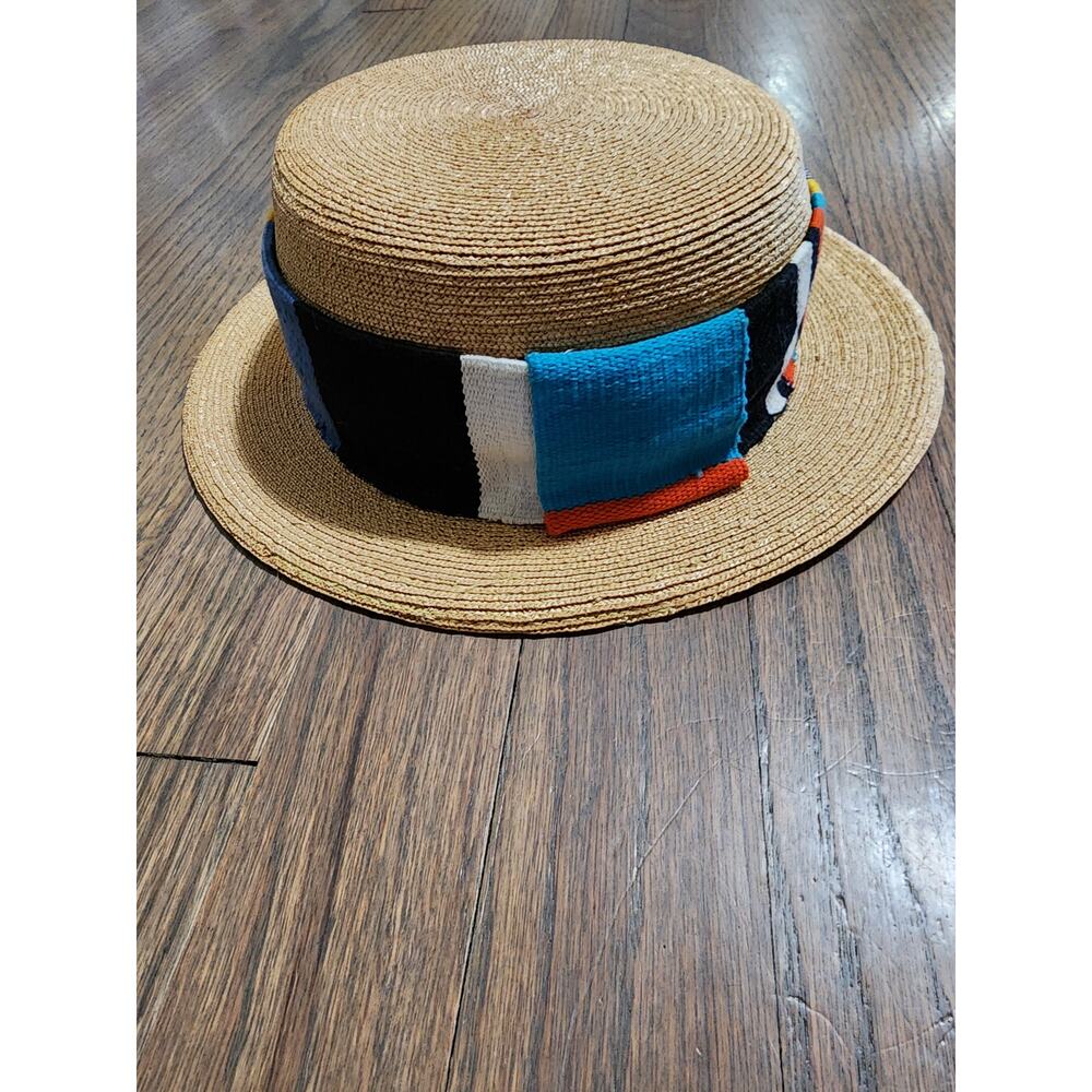 vintage Frank Olive straw hat - Picture 2 of 8